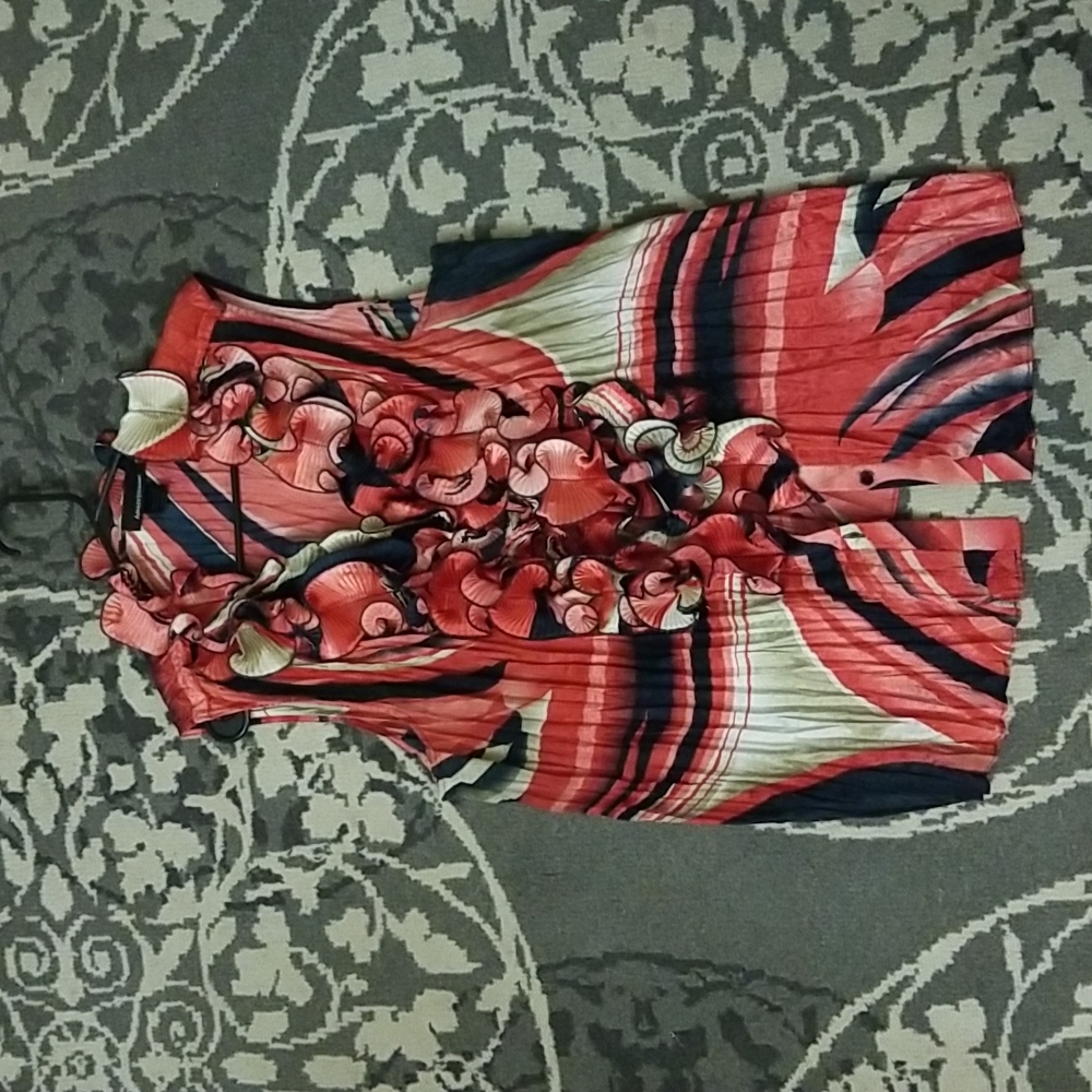 Women's Multicolored Blouse Sleeveless
